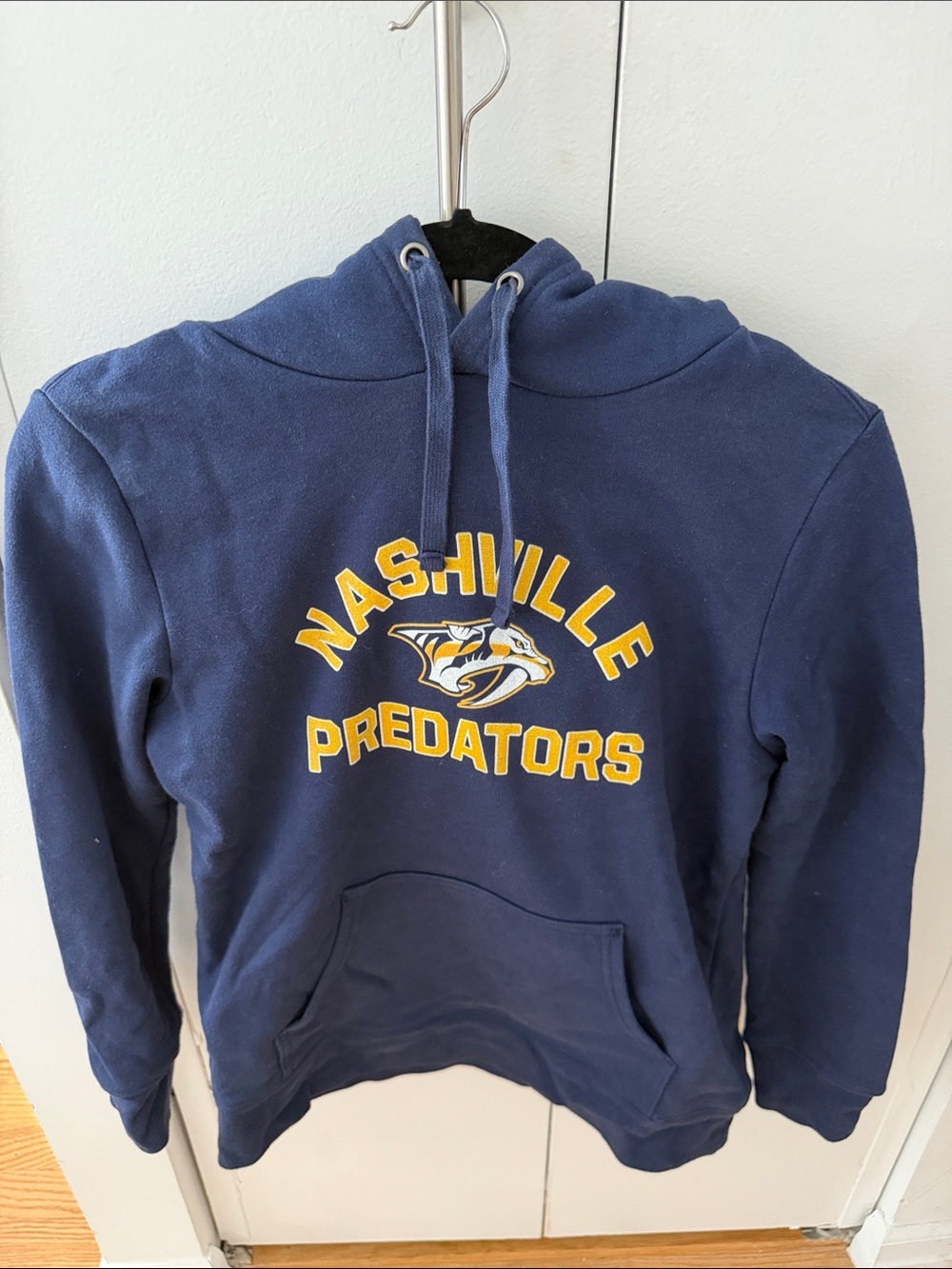 Fanatics Navy Nashville Predators Pullover Hoodie